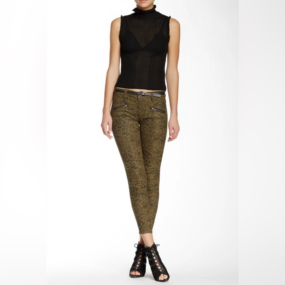 Current/Elliott The SoHo Zip Stiletto Skinny Pants